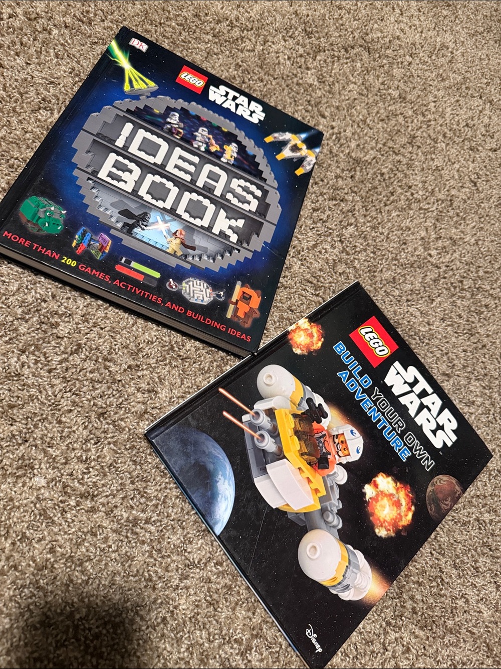 Set of 2 Star Wars Lego Idea hardcover books - EUC!